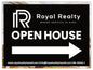 Cardboard RR Signage: Open House